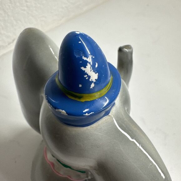 Vintage Walt Disney Porcelain Dumbo Figurine Gift Baby Room Decor - Picture 8 of 14